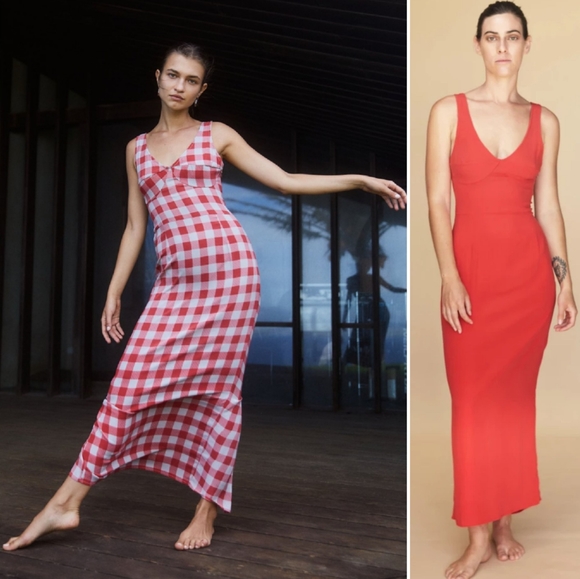 New acacia mid pacific penny dress maxi hibiscus P - Picture 15 of 16